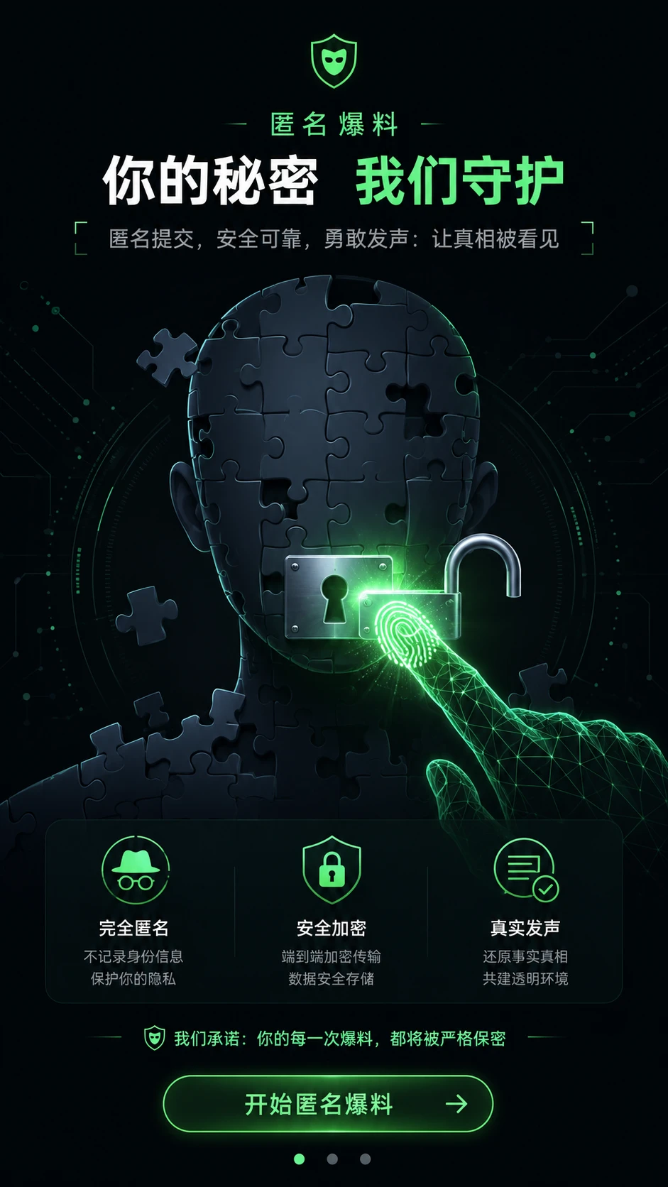 匿名投稿与线索说明